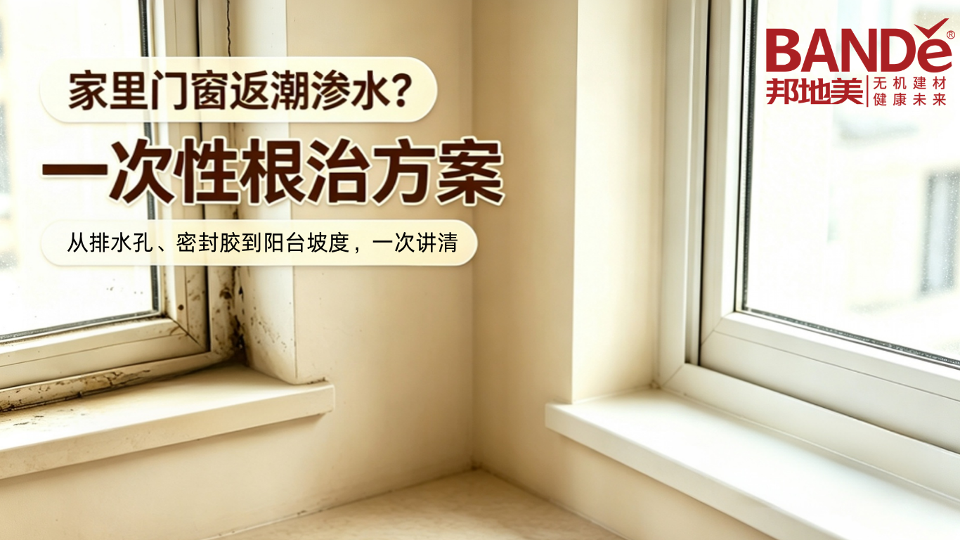 家里返潮渗水？根源+解决方案全解析，告别“潮”烦困扰之三：门窗渗透：容易被忽略的细节