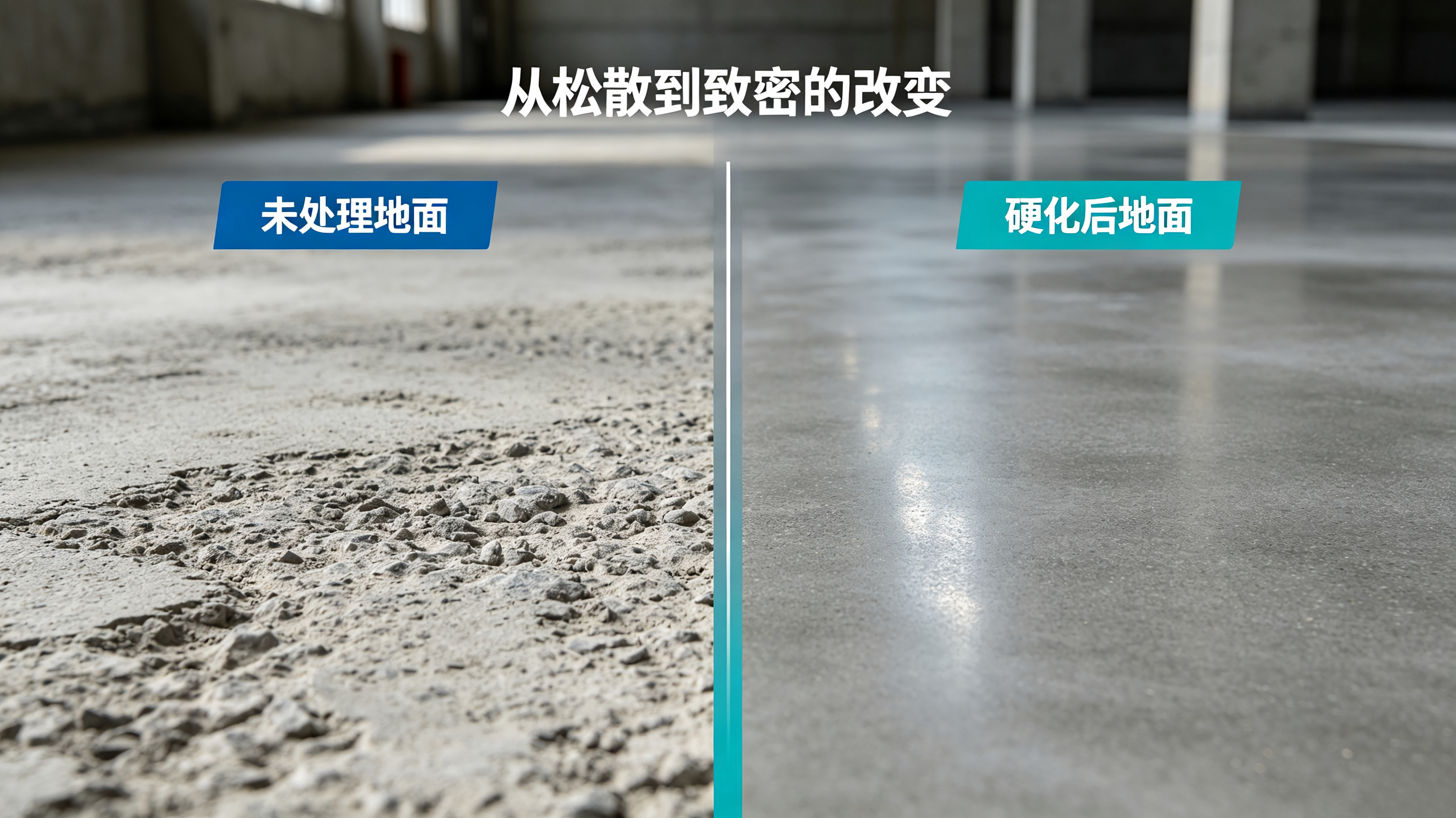 BANDě邦地美®水晶地坪液体硬化剂 ——破解水泥地面起尘起砂难题的 “隐形卫士”​
